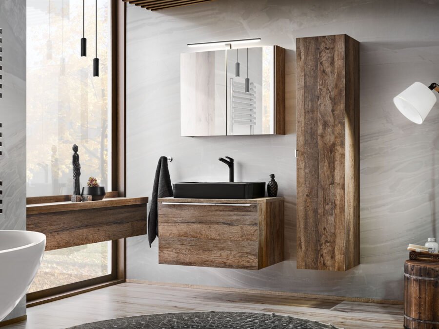 Colonne + miroir